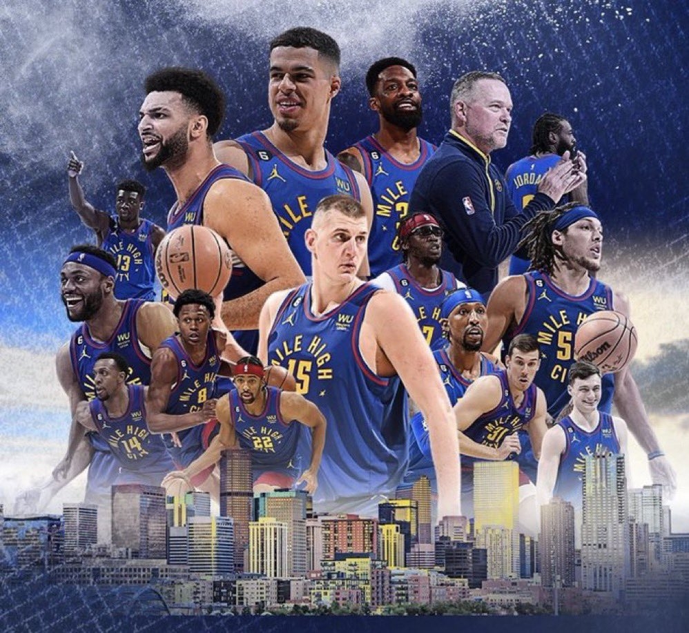 1000x920 Denver Nuggets NBA Champions 2023 wallpaper, Desktop