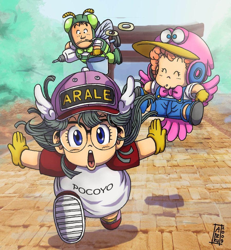 900x980 Arale versus Cell, Phone