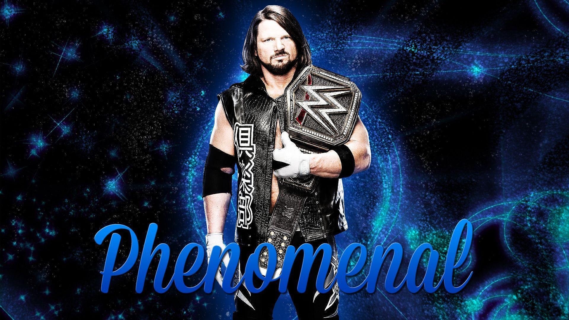 1920x1080 WWE AJ Styles 3rd Wallpaper 2016, Desktop