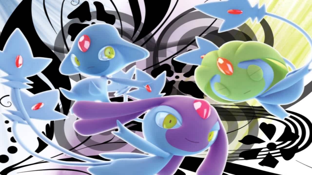 1280x720 Pokémon Diamond Pearl Uxie Mesprit Azelf Battle Theme ORAS Style, Desktop