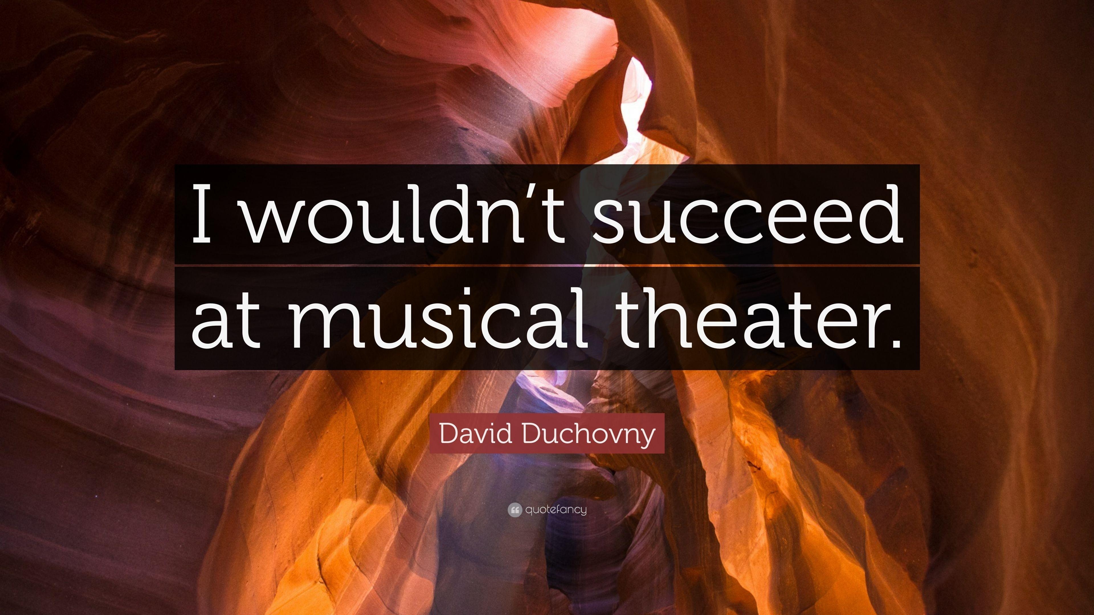 3840x2160 David Duchovny Quote: “I wouldn't succeed at musical theater.” 7, Desktop