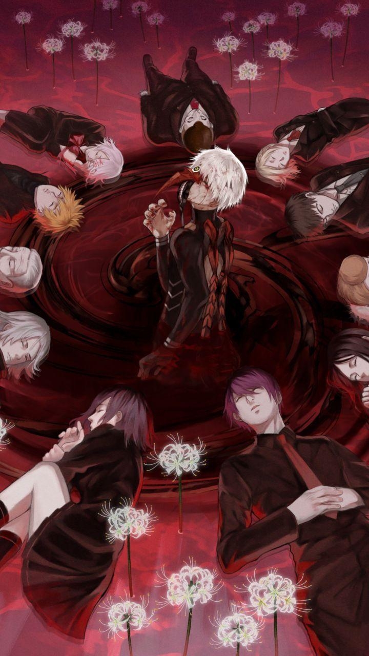 720x1280 Tokyo ghoul, anime, all characters,  wallpaper, Phone