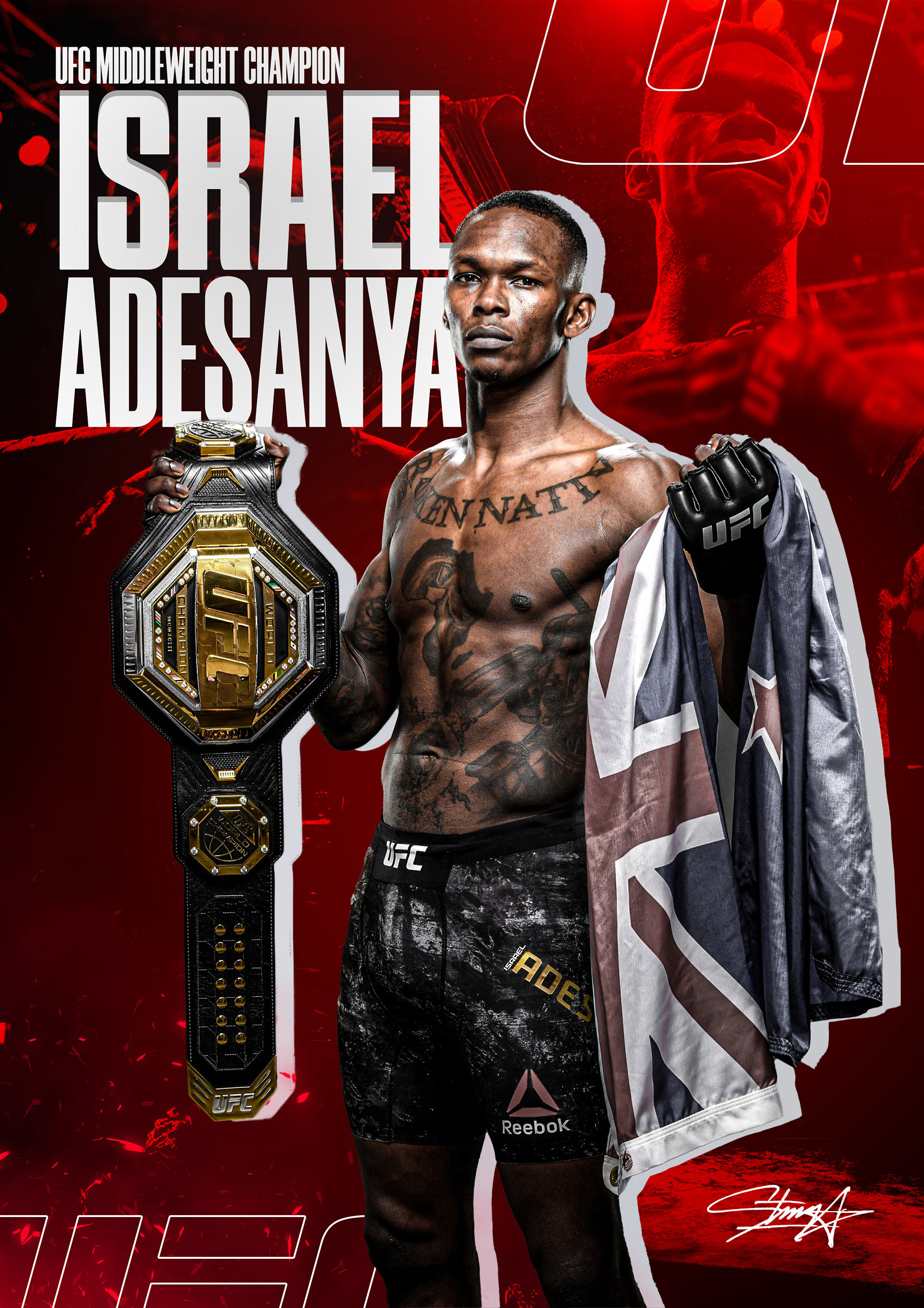 1920x2720 Israel Adesanya iPhone Wallpaper, Phone