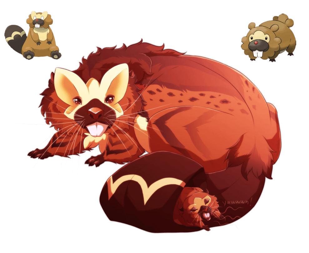 990x810 Bibarel and Bidoof- Flat tailed Fuzzballs, Desktop