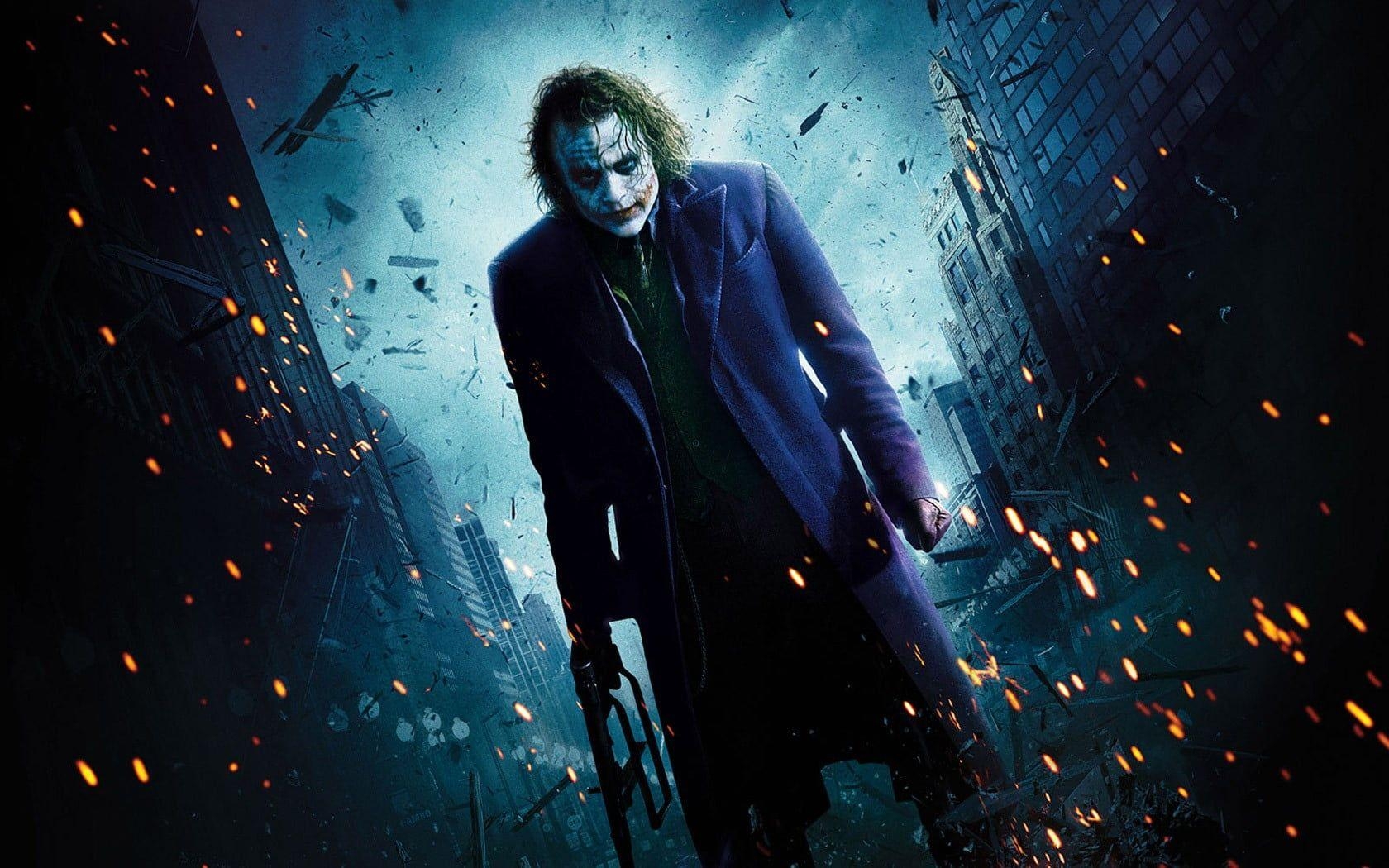 1680x1050 The Joker Heath Ledger, Batman, The Dark Knight, Joker HD wallpaper, Desktop