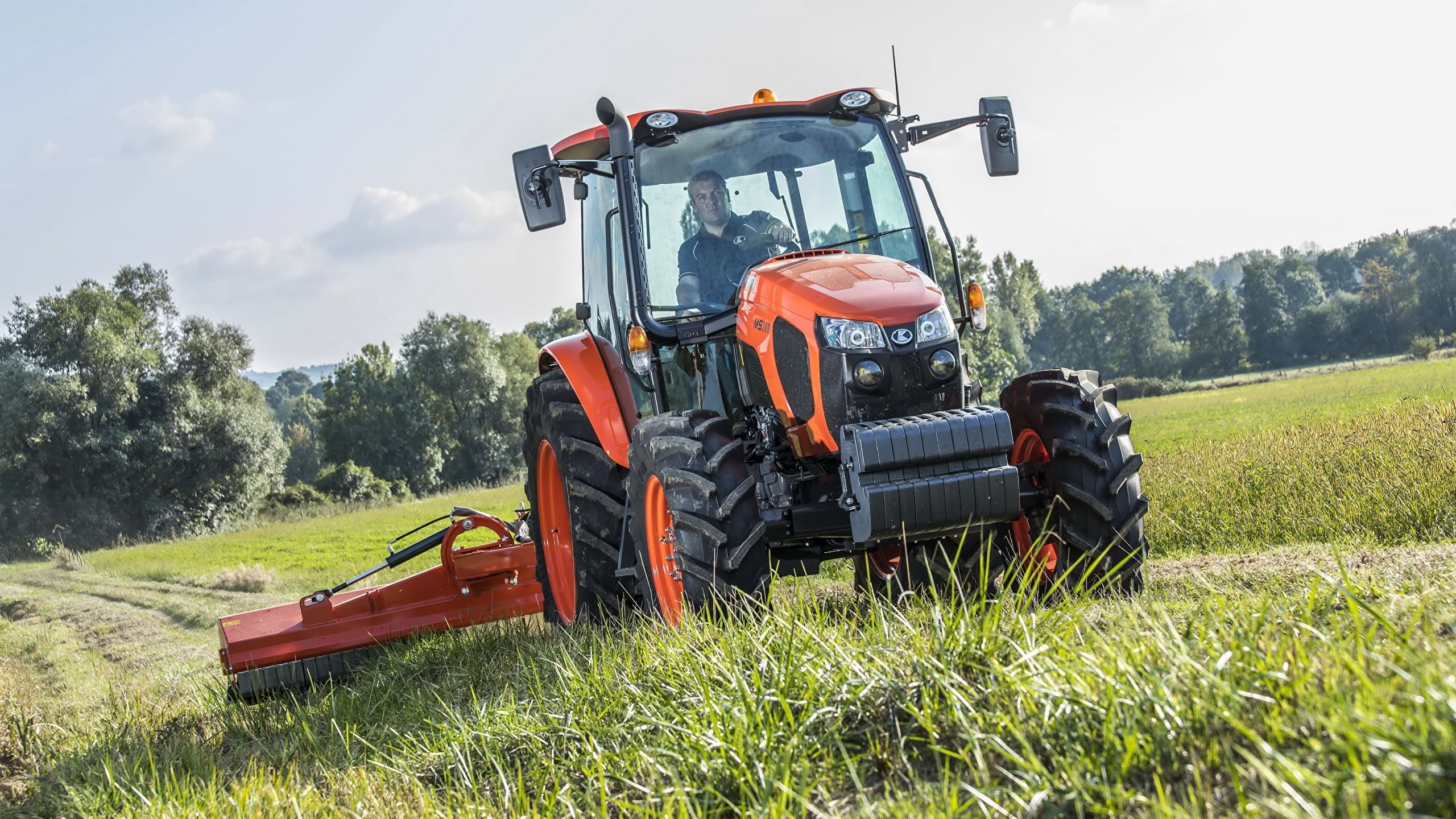 2560x1440 Wallpaper Agricultural Machinery Tractor 2016 17 Kubota, Desktop