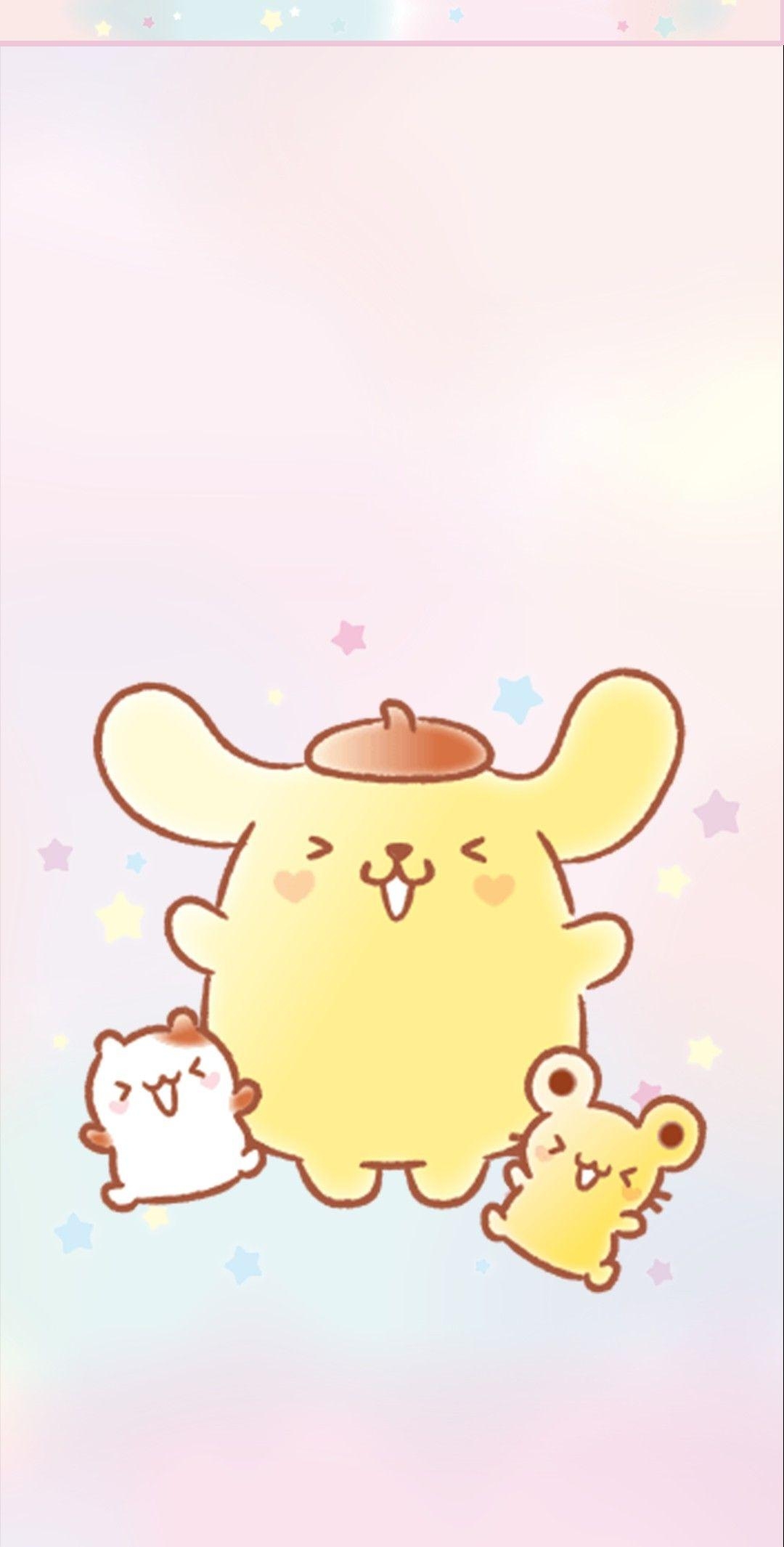 1080x2130 Pompompurin. Hello kitty wallpaper, Character wallpaper, Kawaii cute wallpaper, Phone