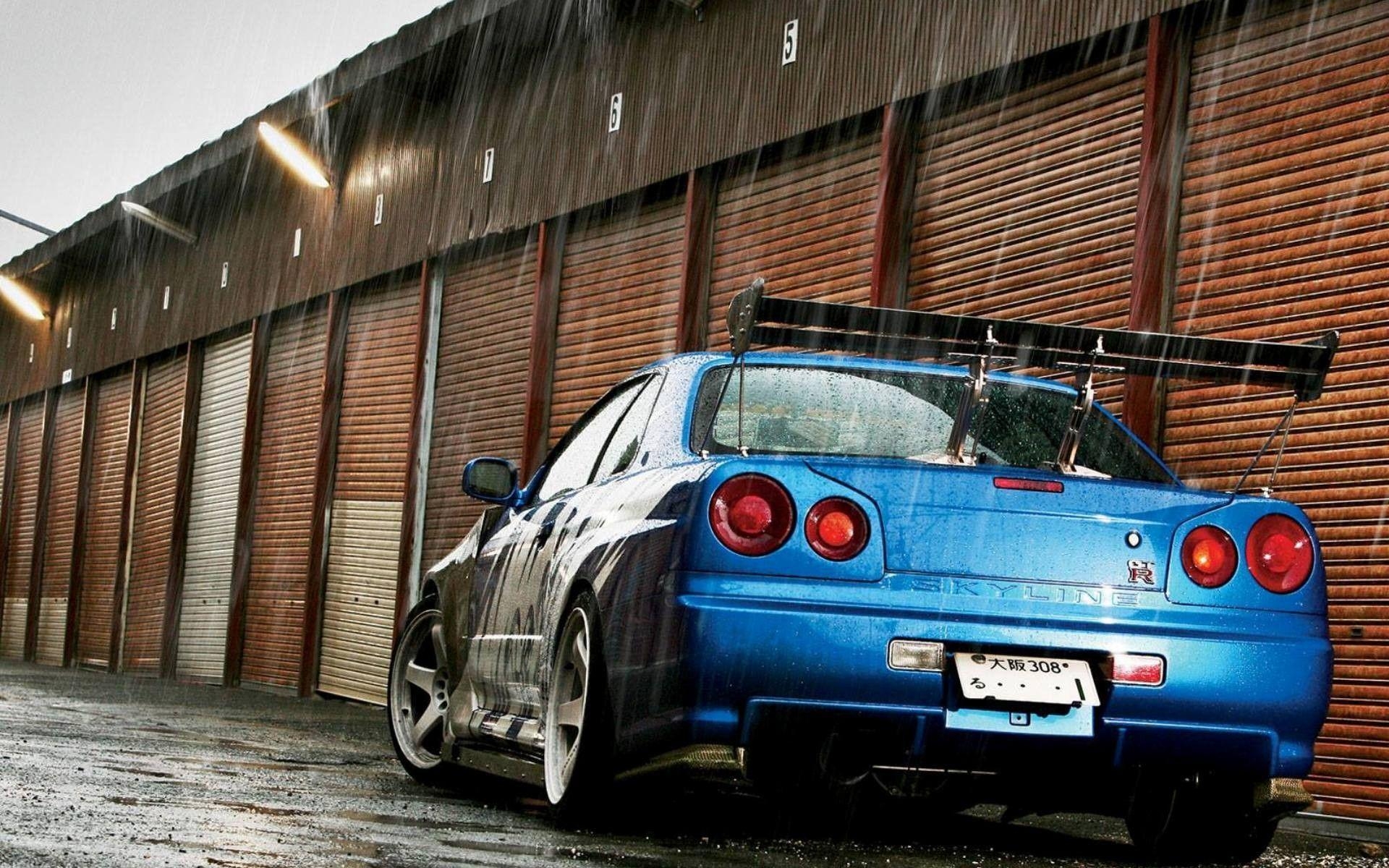 1920x1200 Nissan Skyline GT R R Nissan Skyline, Nissan, JDM, Car, Blue, Desktop