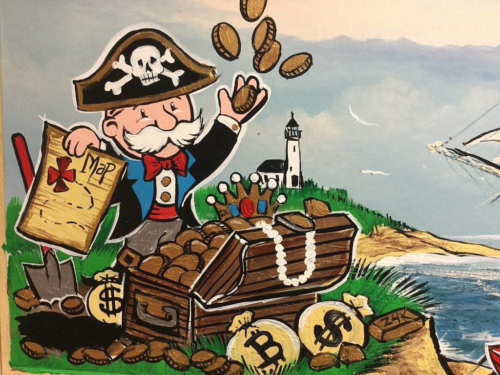 1030x770 Mimo, Mike Mozart, Monopoly Guy Pirate Painting. Mr Monopol, Desktop