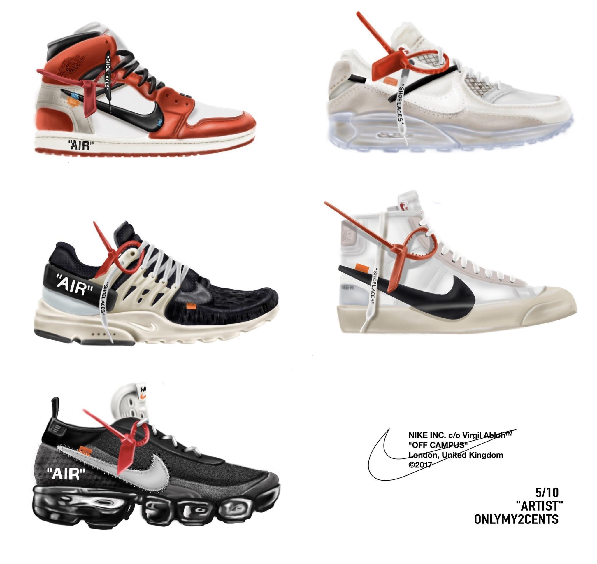 2050x1940 Drew 5 10 OFFWHITE X NIKE Collab On My IPad, Desktop