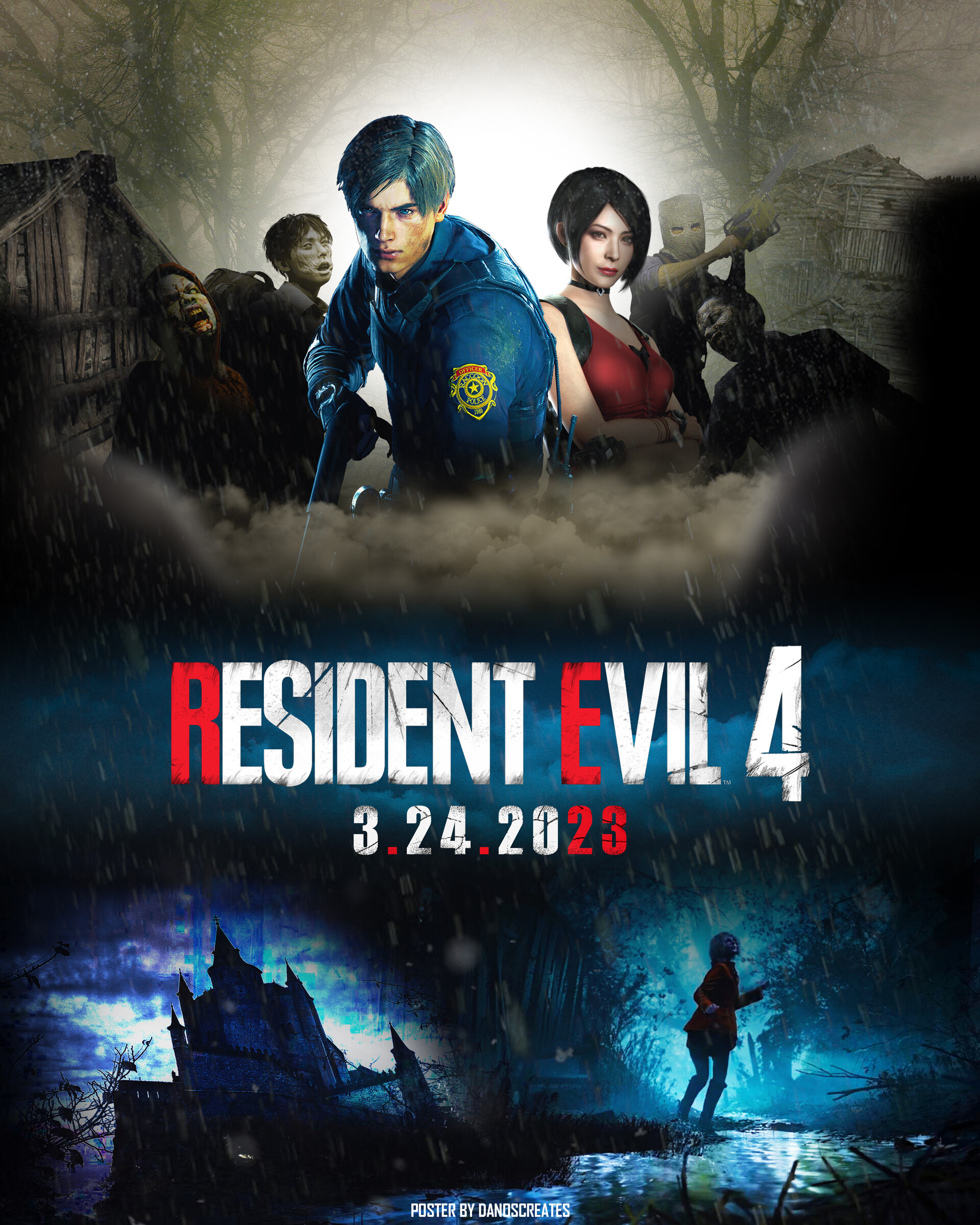 1920x2400 Resident Evil 4 Remake Poster, Phone