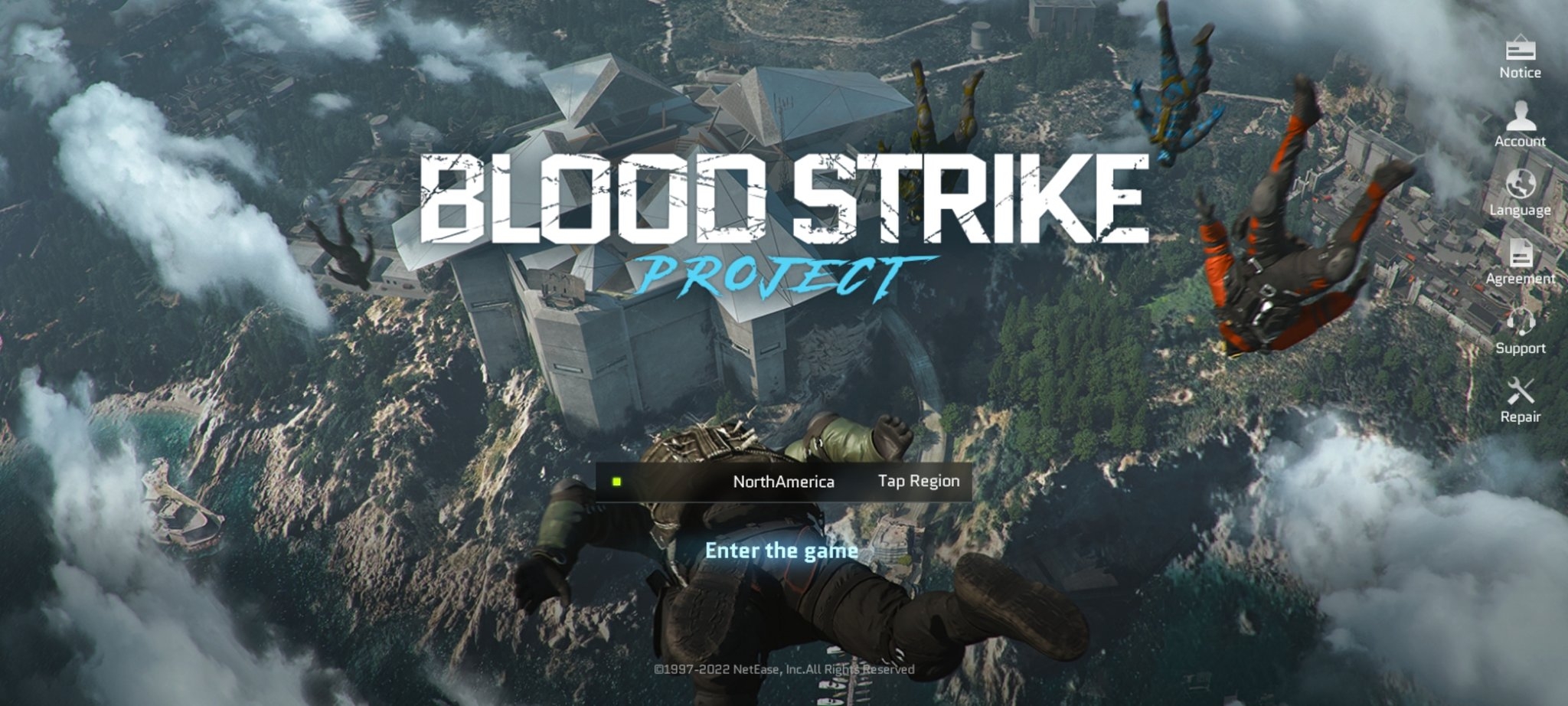 2050x930 Project Blood Strike has three servers, Dual Screen