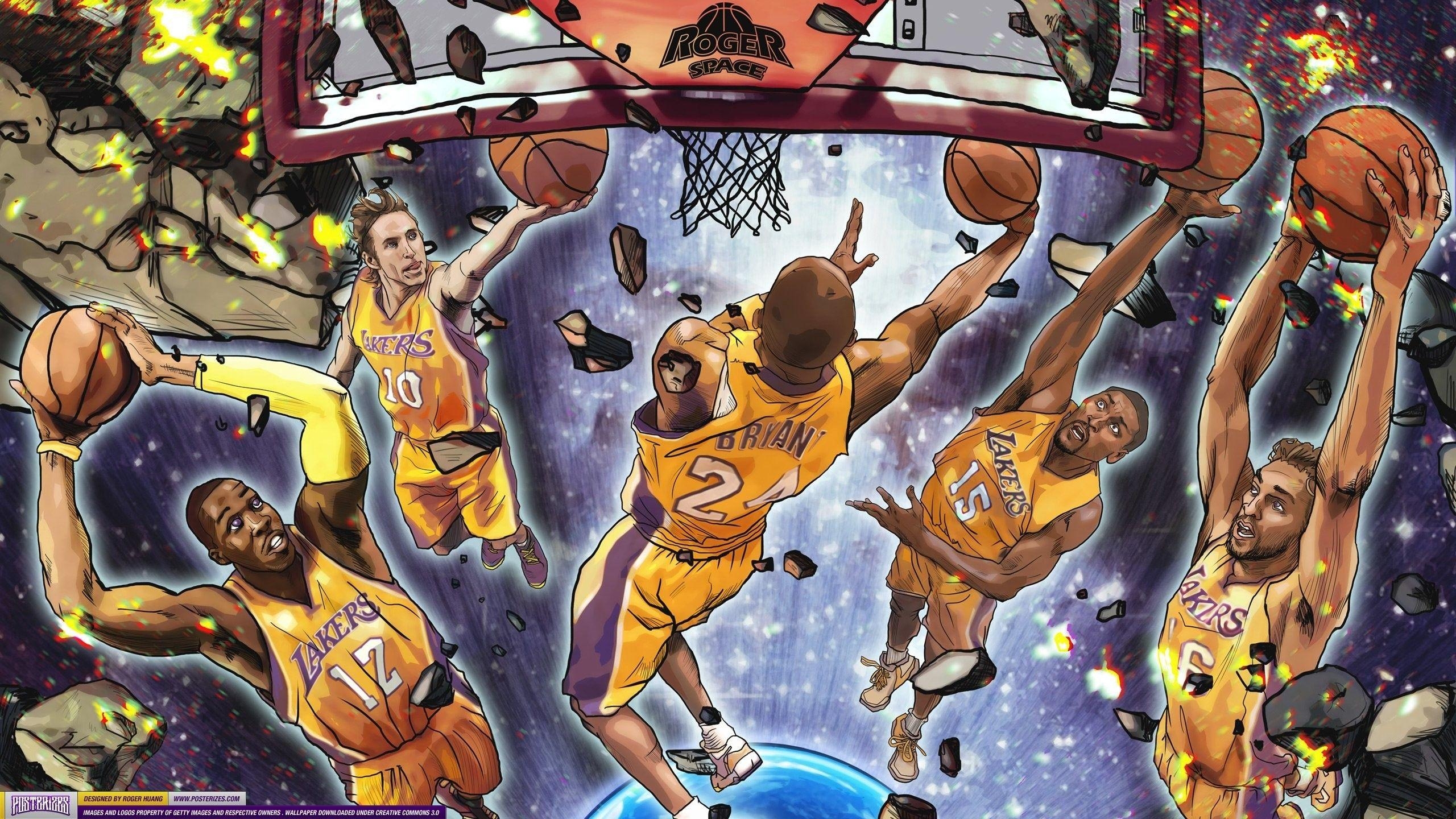 2560x1440 Nba Cartoon Wallpaper, Desktop