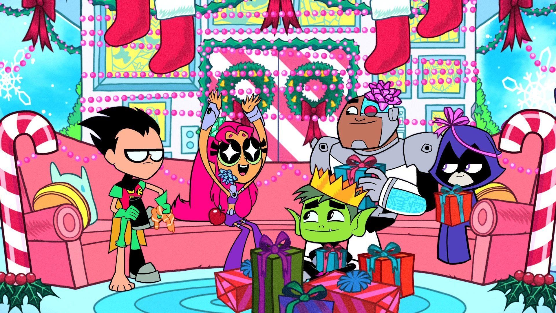 1920x1080 Teen Titans Go! Second Christmas HD Wallpaper. Background Image, Desktop