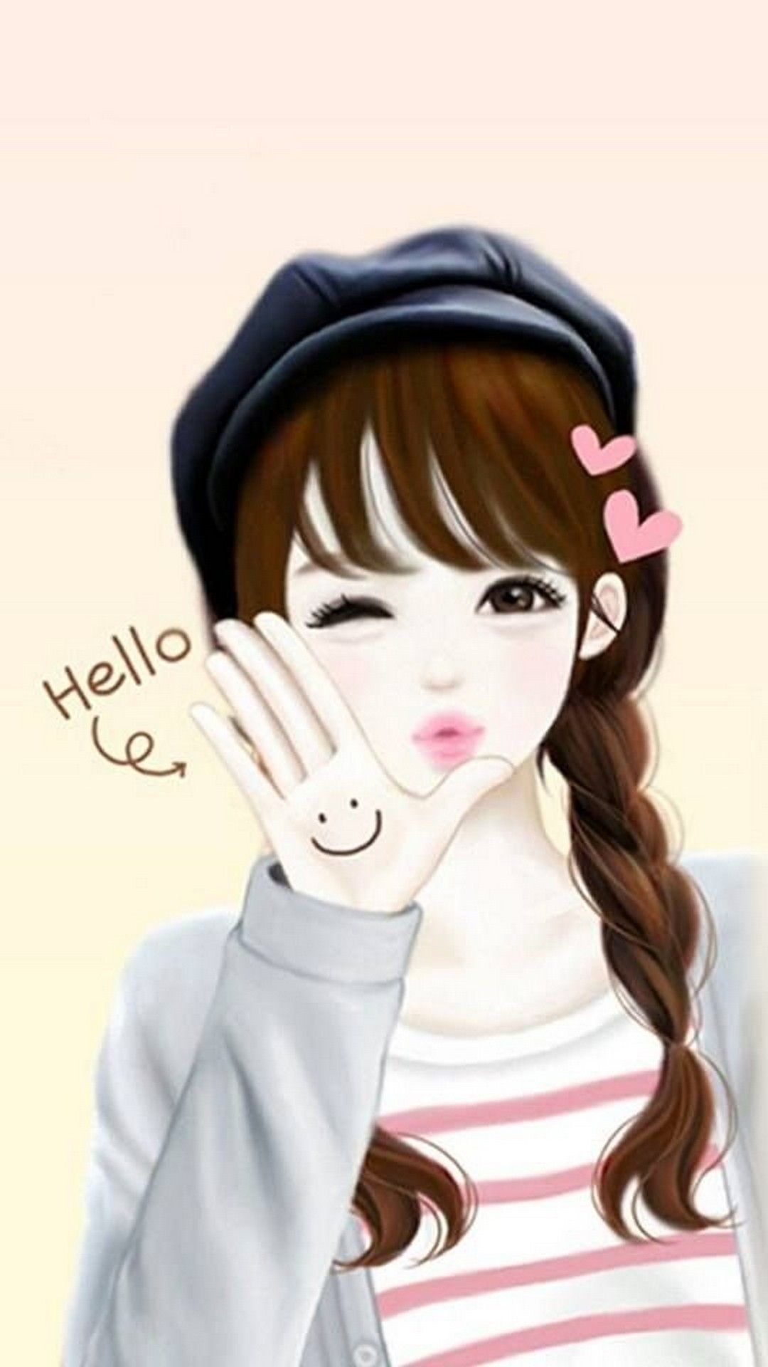 1080x1920 Cool Girl Cartoon Wallpaper Free Cool Girl Cartoon Background, Phone