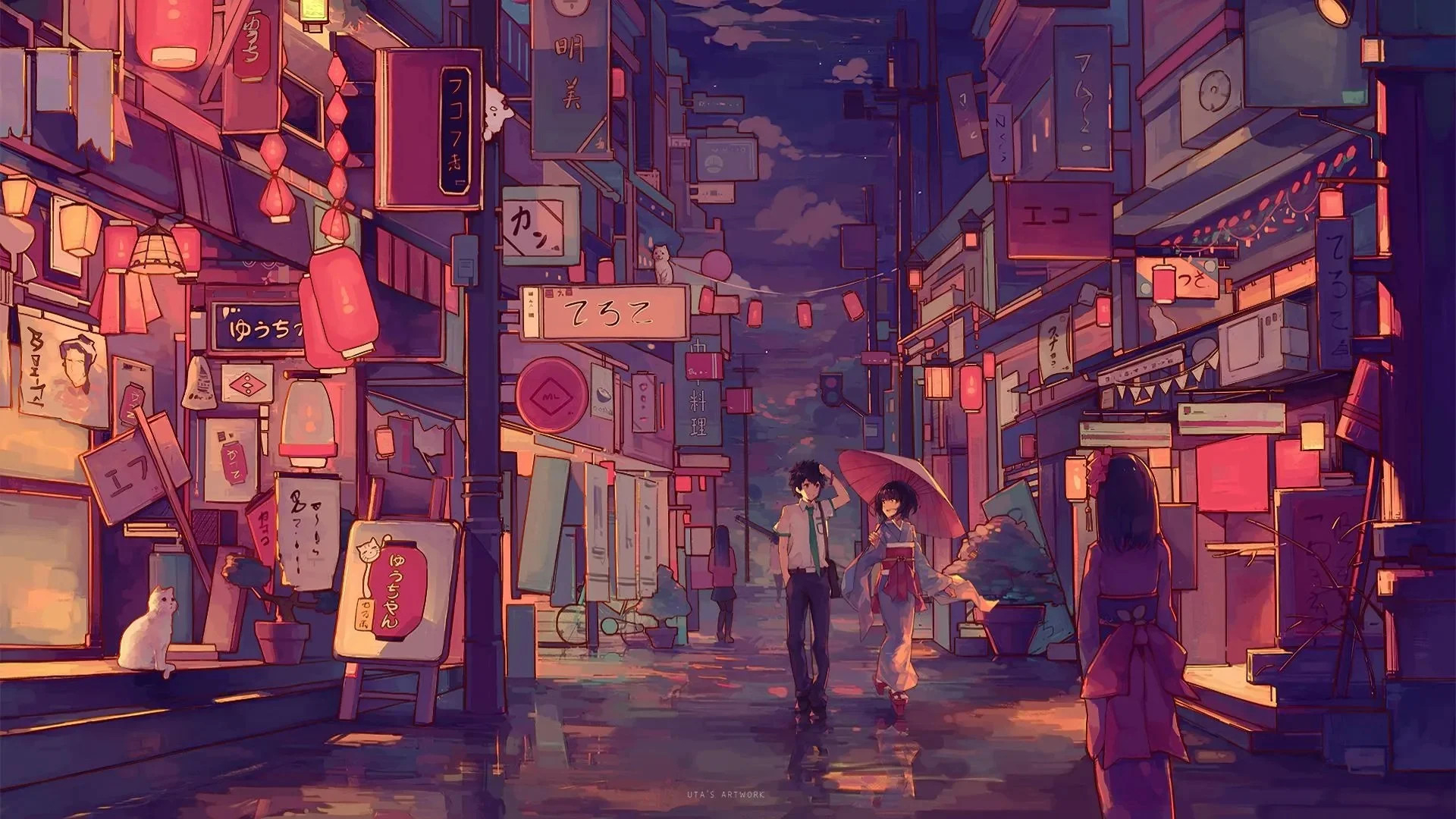 1920x1080 Aesthetic Japanese Wallpaper HD, Desktop