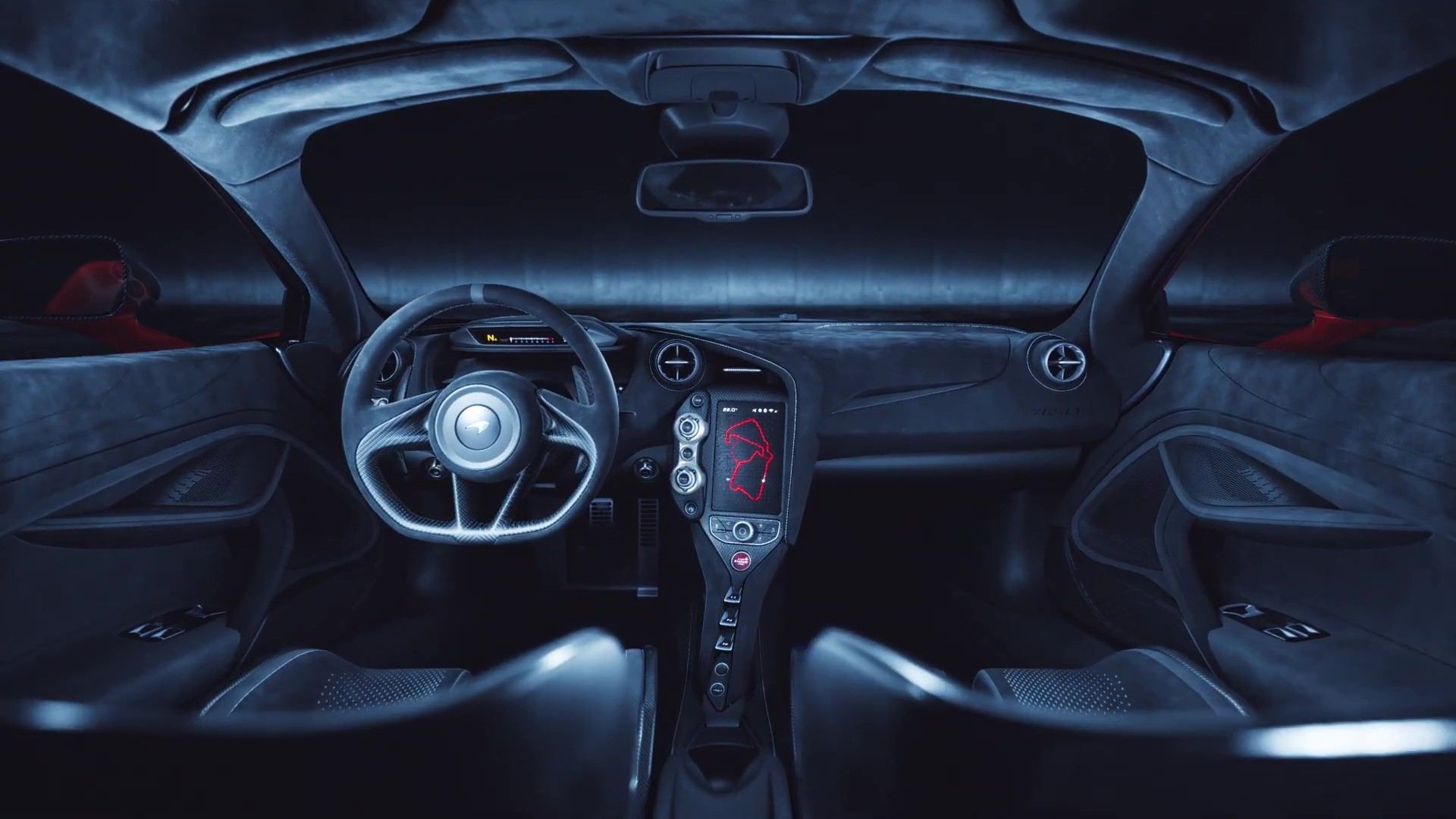 1920x1080 McLaren 765LT Interior, Desktop