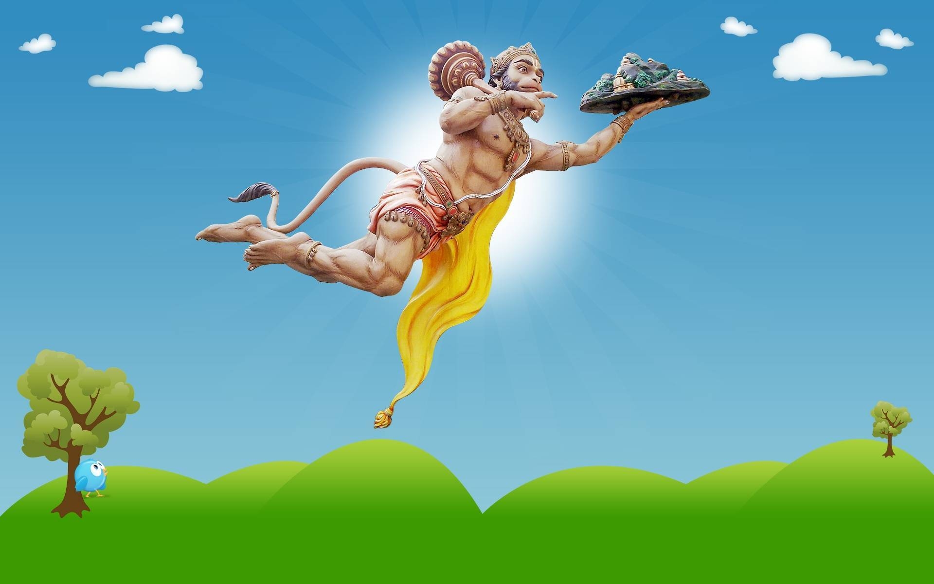 1920x1200 High Resolution Hanuman 3D Wallpaper. Lord Hanuman. Latest Desktop, Desktop