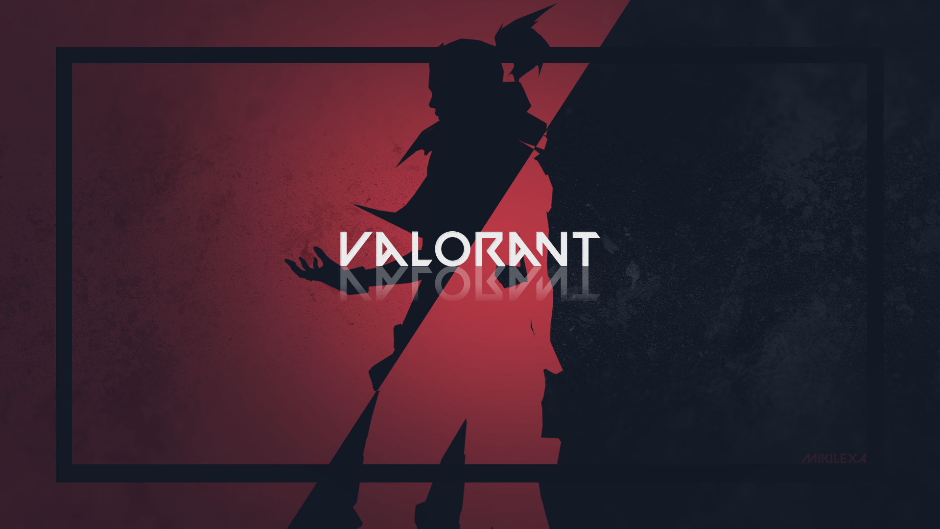 1920x1080 made this minimalistic valorant wallpaper, what do u think, Desktop