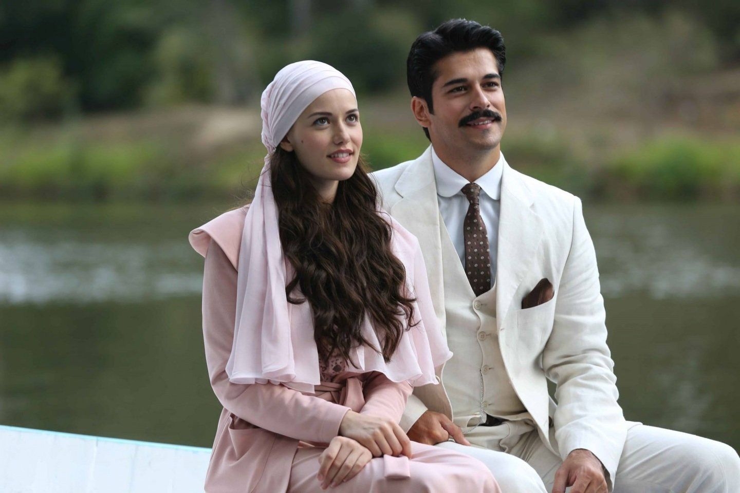 1440x960 Wallpaper,  px, actor, actress, and, beautiful, Burakozcivit, couple, Fahriyeevcen, me, Turkish, woman, Desktop