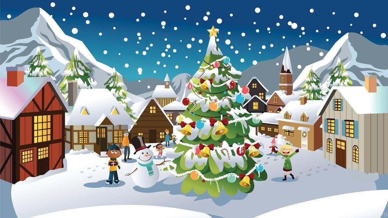 1280x720 Cartoon Christmas Wallpaper HD, HD Desktop Wallpaper Desktop, Desktop