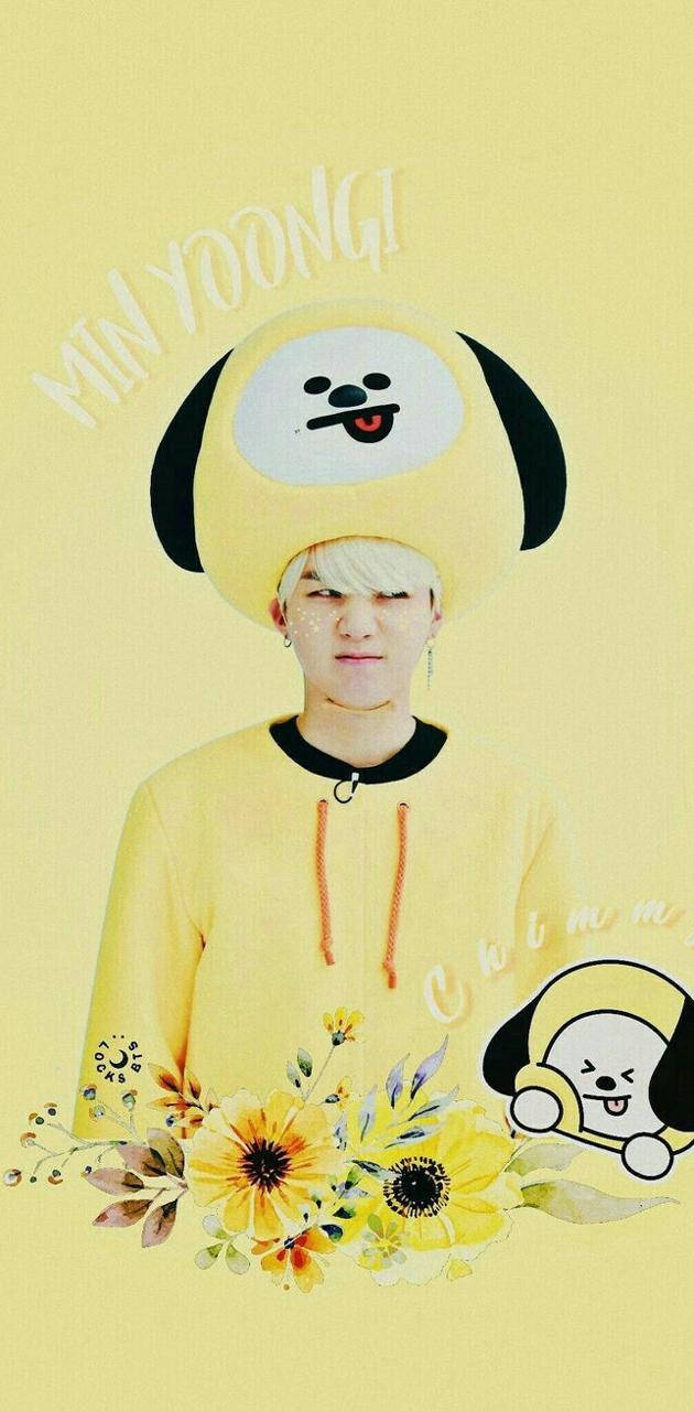 630x1280 Bts Suga Cute Wallpaper, Phone