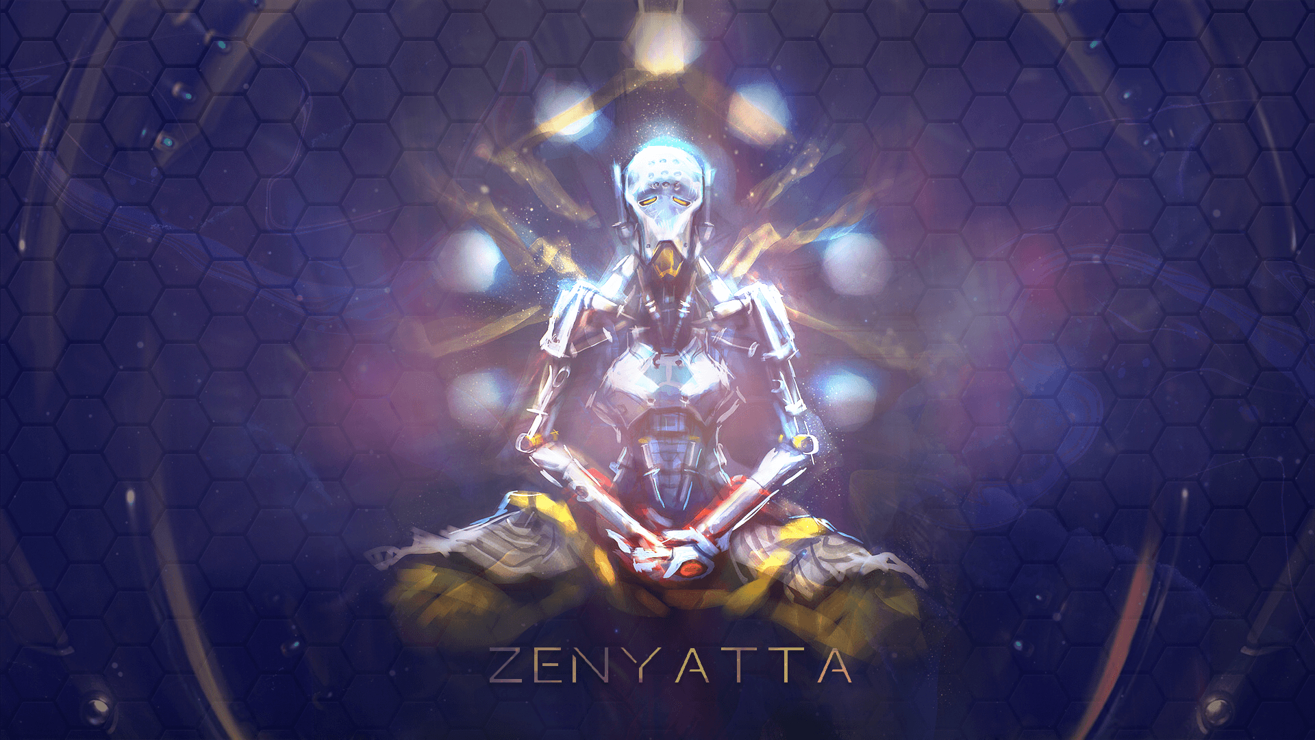 1920x1080 Zenyatta (Overwatch) HD Wallpaper, Desktop