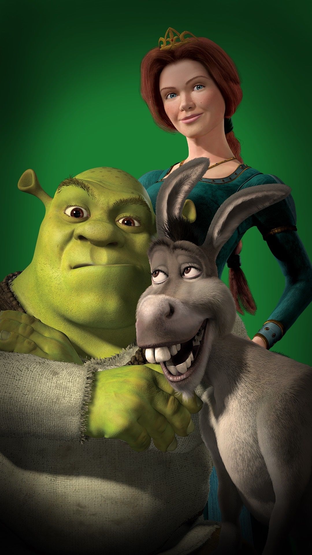 1080x1920 Phone Wallpaper. Shrek, Animated movies, Shrek donkey, Phone