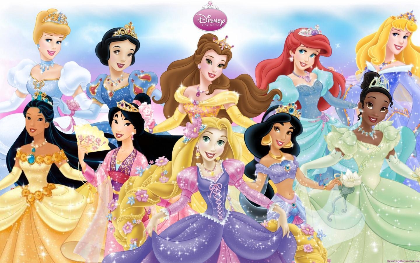 1440x900 Disney Princess Group Princess Wallpaper, Desktop