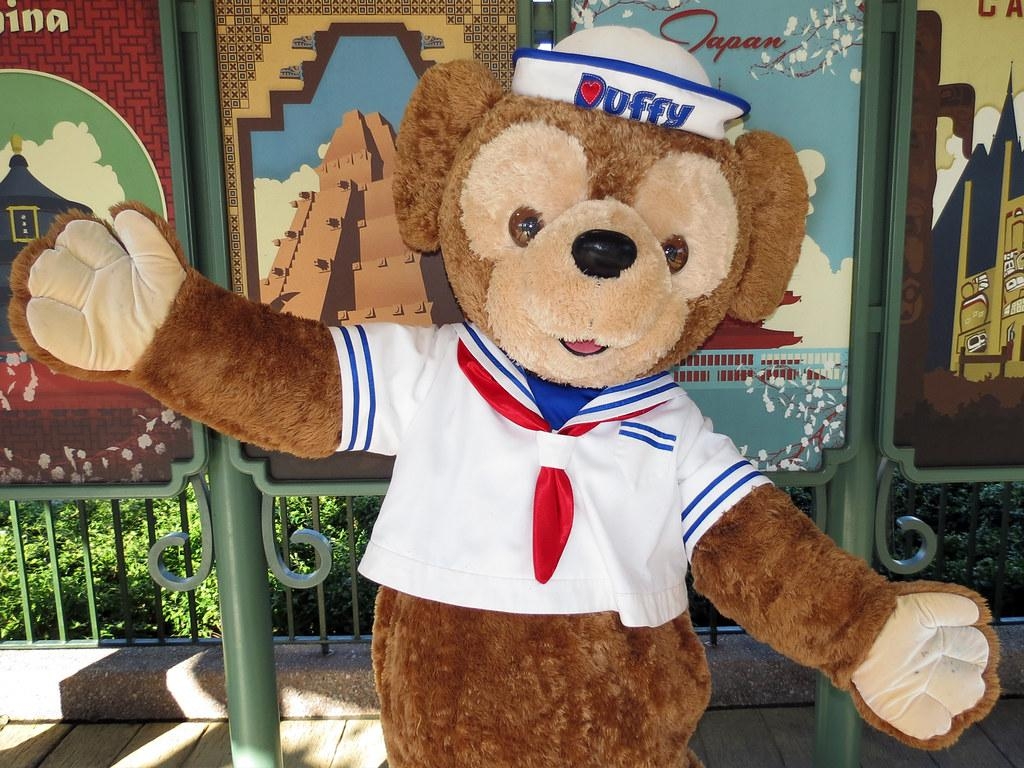 1030x770 Duffy the Disney Bear. Showcase Plaza, EPCOT, Desktop