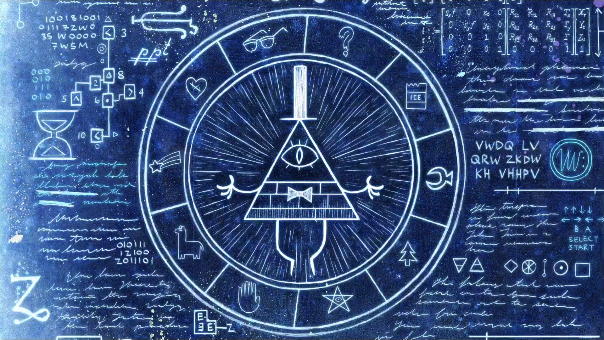 1920x1080 Bill Cipher Wheel Wallpaper, Desktop