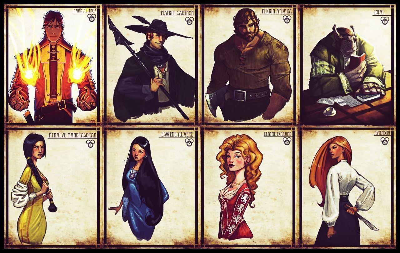 1280x810 These are characters from Robert Jordan's The Wheel of Time series, Desktop