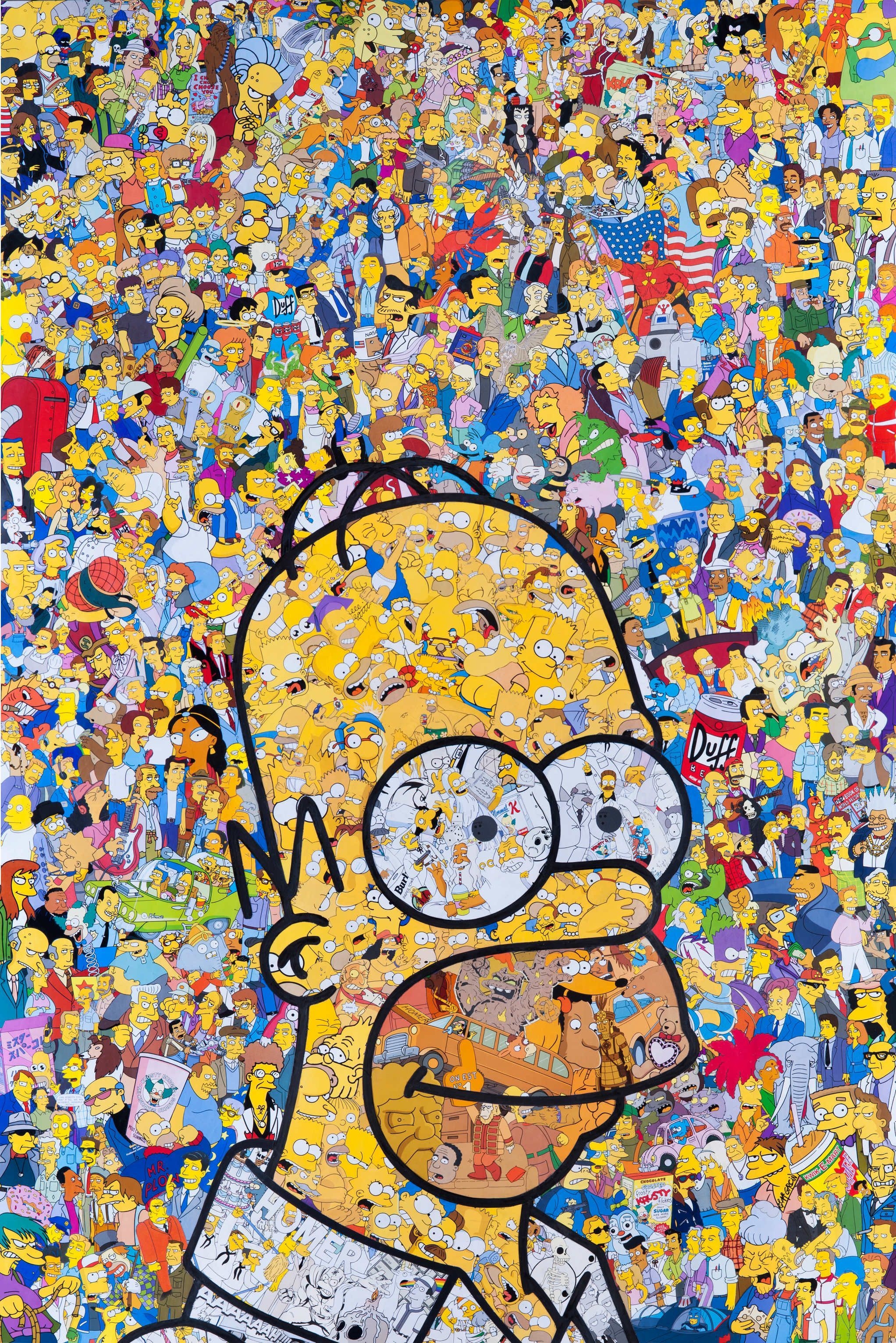 2050x3070 The Simpsons by Mr Garcin. Simpsons art, Geek art, Art, Phone