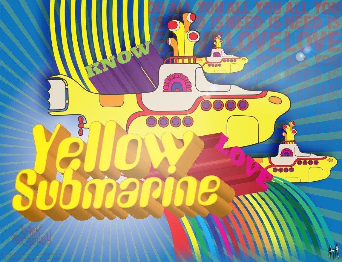 1150x880 Yellow submarine Wallpaper by VomitoryFecalius. Style Favor, Desktop