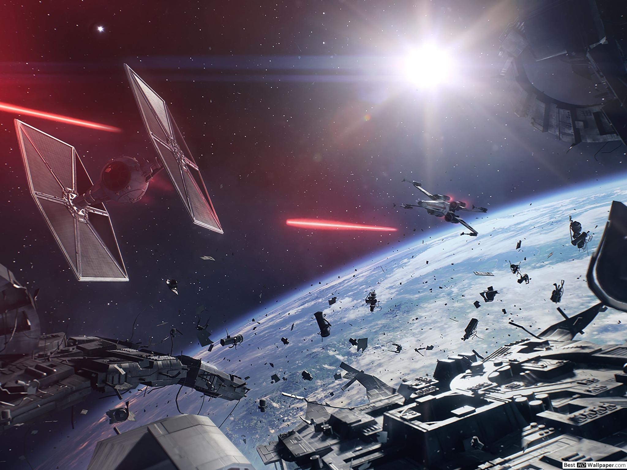 2050x1540 Epic Star Wars Space Battle Wallpaper & Background Download, Desktop