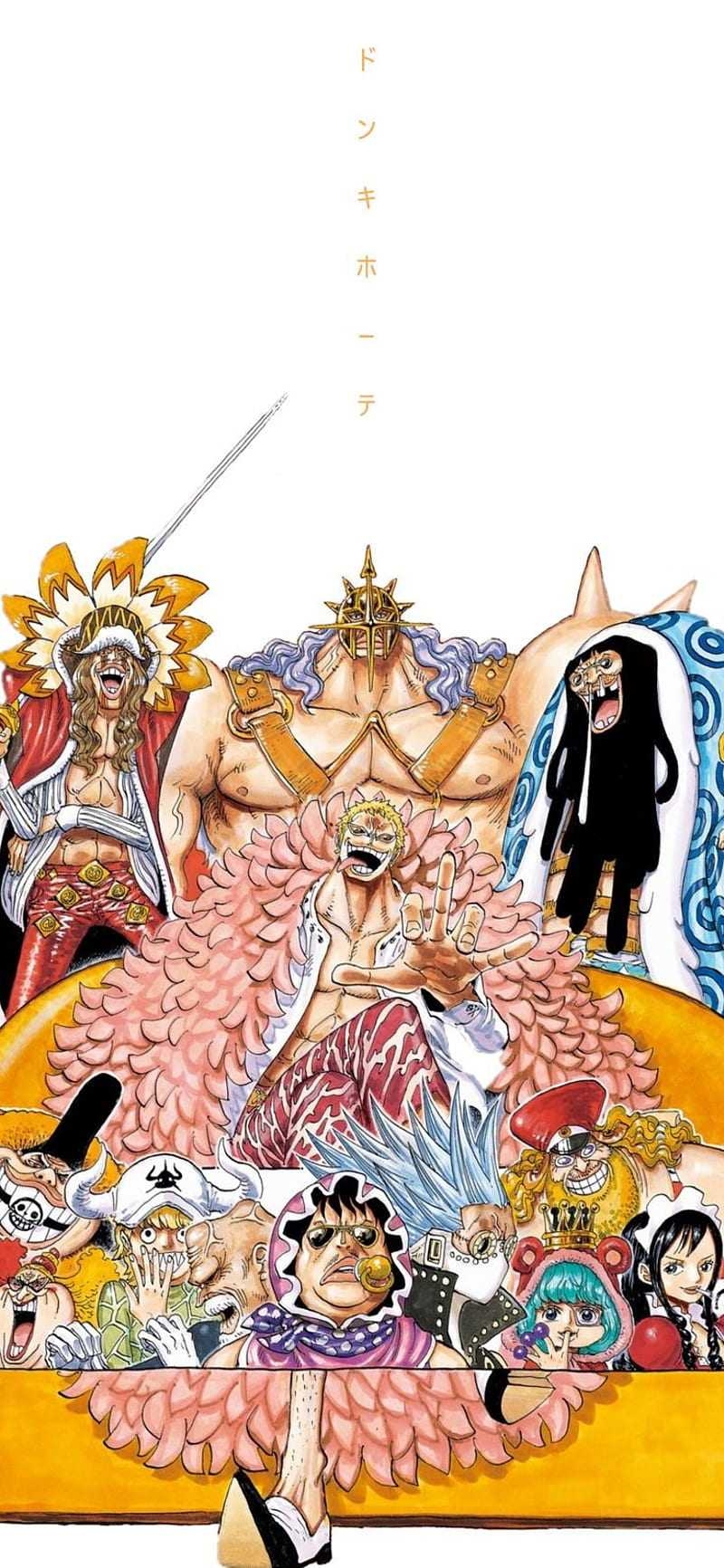 800x1740 Doflamingo One Piece Wallpaper, Phone