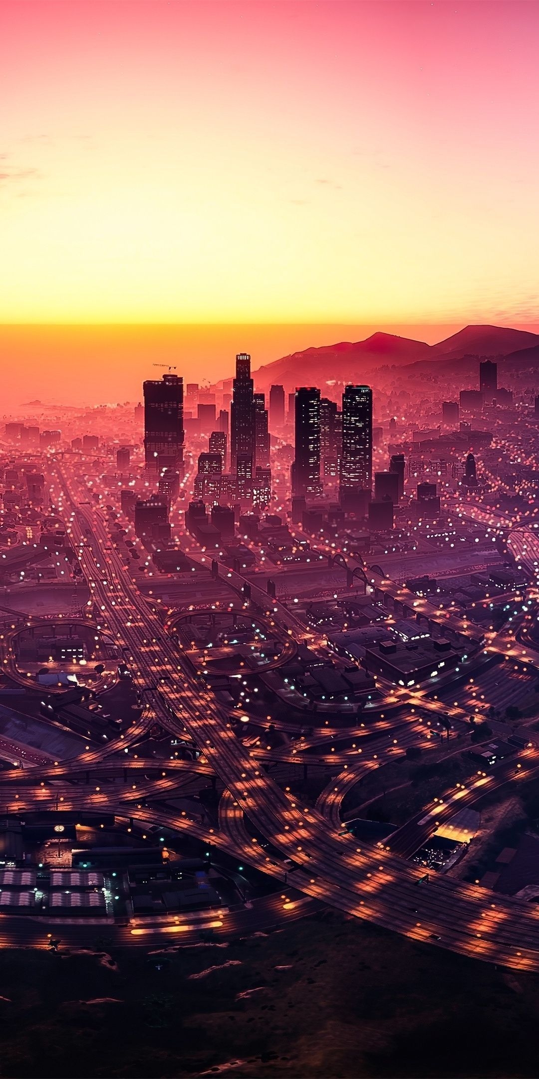 1080x2160 Los Santos GTA 5 Wallpaper. Wallpaper online, San andreas gta, City wallpaper, Phone