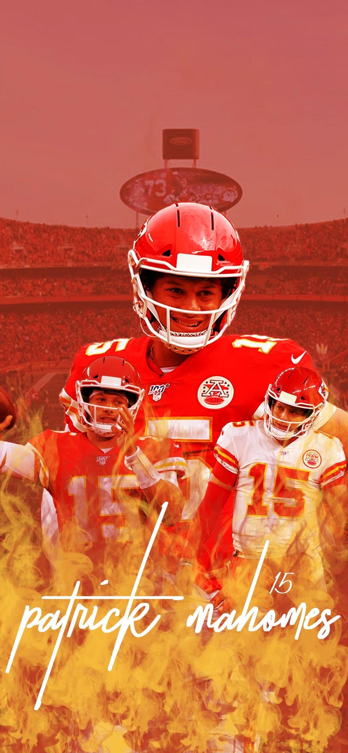 1130x2440 Hey R KansasCityChiefs, I've Been Dabbling In Photohop Trying To Gain Some More Experience With It. I Have Been Creating Some New Wallpaper And Just Finished This One Of Mahomes. Hope You Guys, Phone