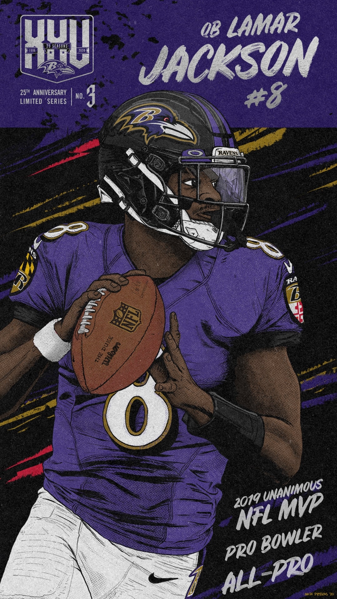 1080x1920 Lamar Jackson Ravens Wallpaper Free HD Wallpaper, Phone