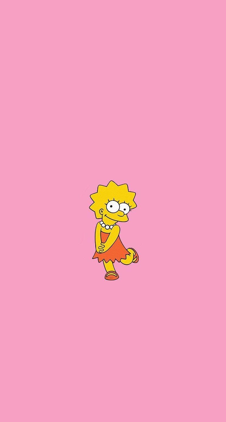 750x1400 Afbeeldingsresultaat voor lisa simpson phone background. Random, Phone