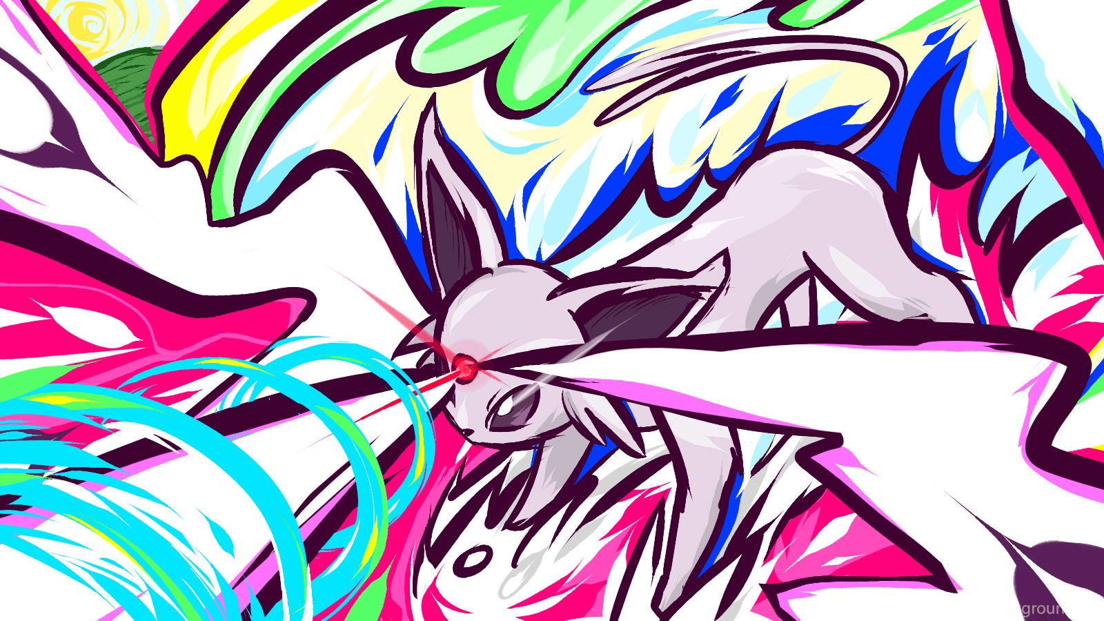 1600x900 Espeon image 841062 i drew espeon using psybeam enjoy wallpaper, Desktop