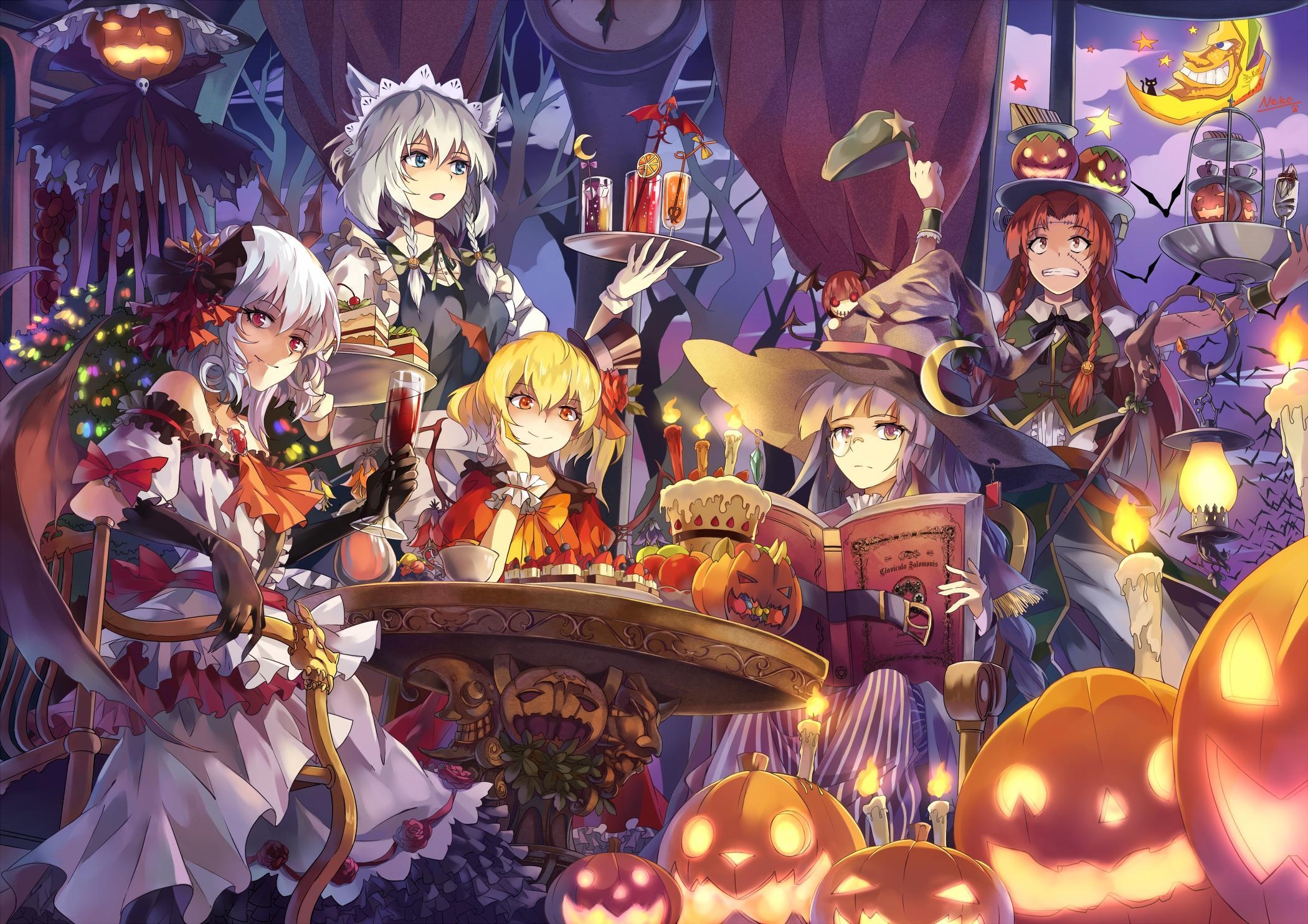 2100x1490 Anime Halloween Wallpaperx1484, Desktop