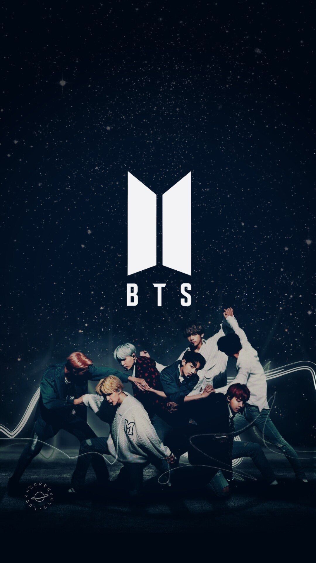 1080x1920 BTS Symbol Wallpaper, Phone