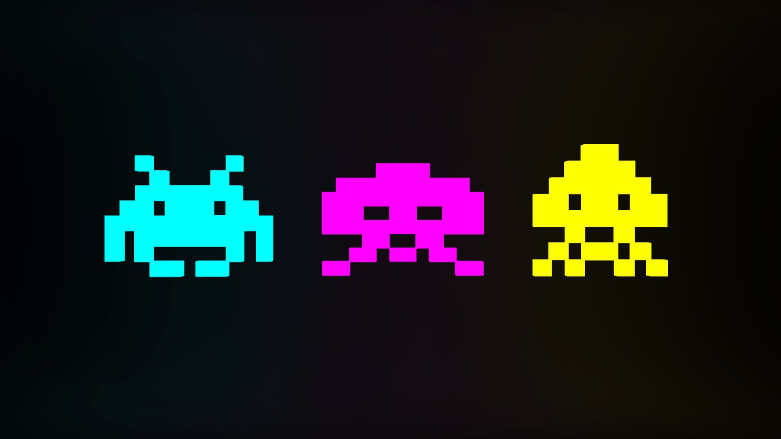 1600x900 Space Invaders wallpaper, Desktop