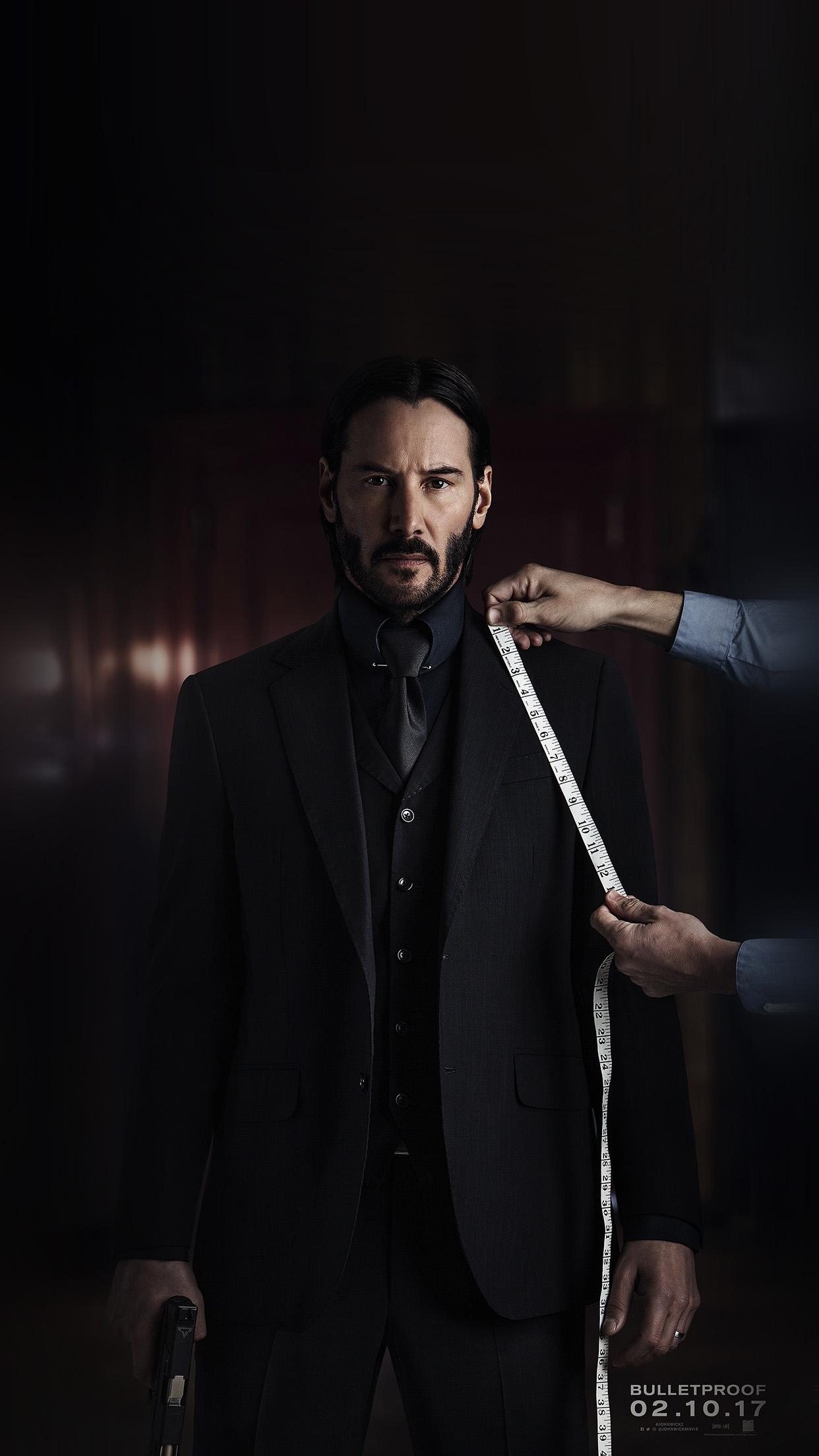 1250x2210 iPhone wallpaper. john wick suit film, Phone