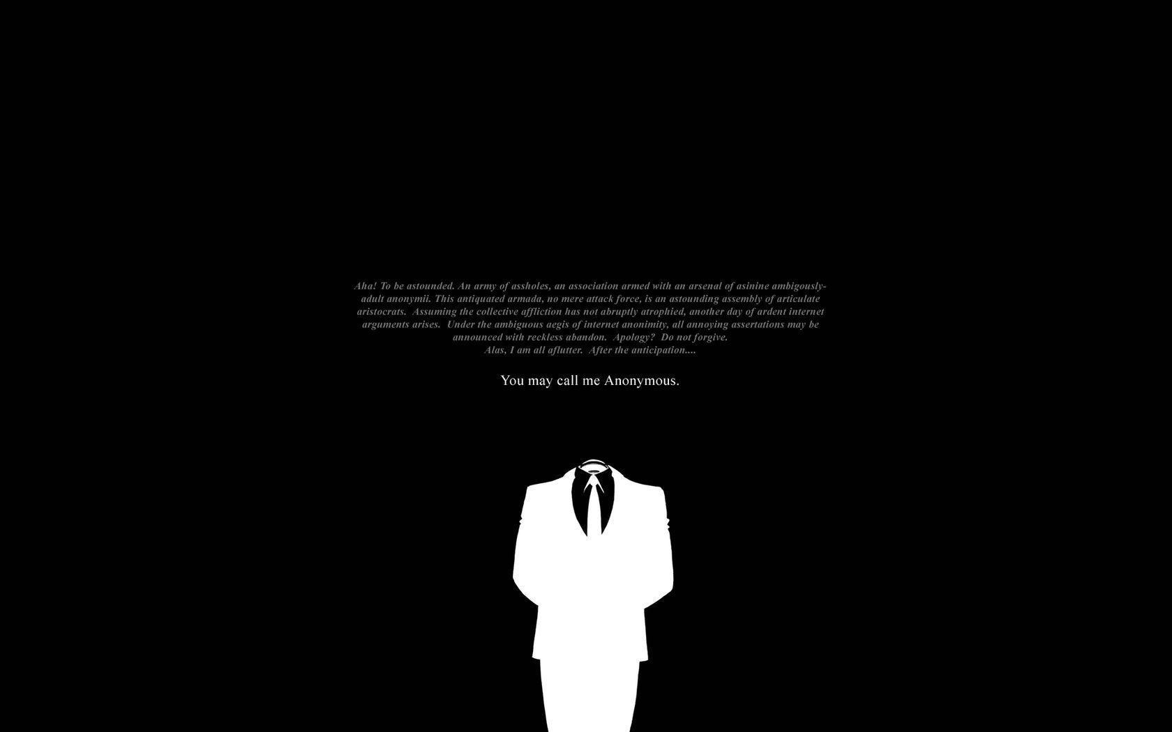 1680x1050 minimalist HD anonymous fondos - Image And Wallpaper, Desktop