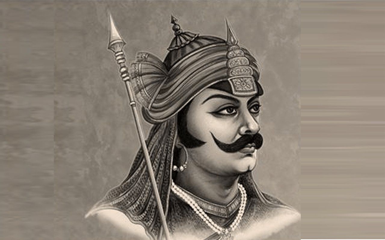 1280x800 MNTC Maharana Pratap Great Rajput King Printed Poster (Paper, 31 x 46 cm, Multicolour): Amazon.in: Home & Kitchen, Desktop