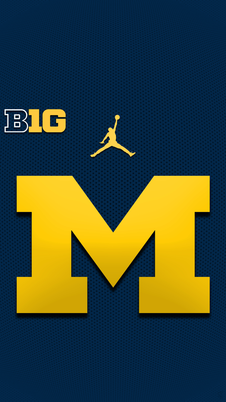 750x1340 GO BLUE!. Michigan, Phone