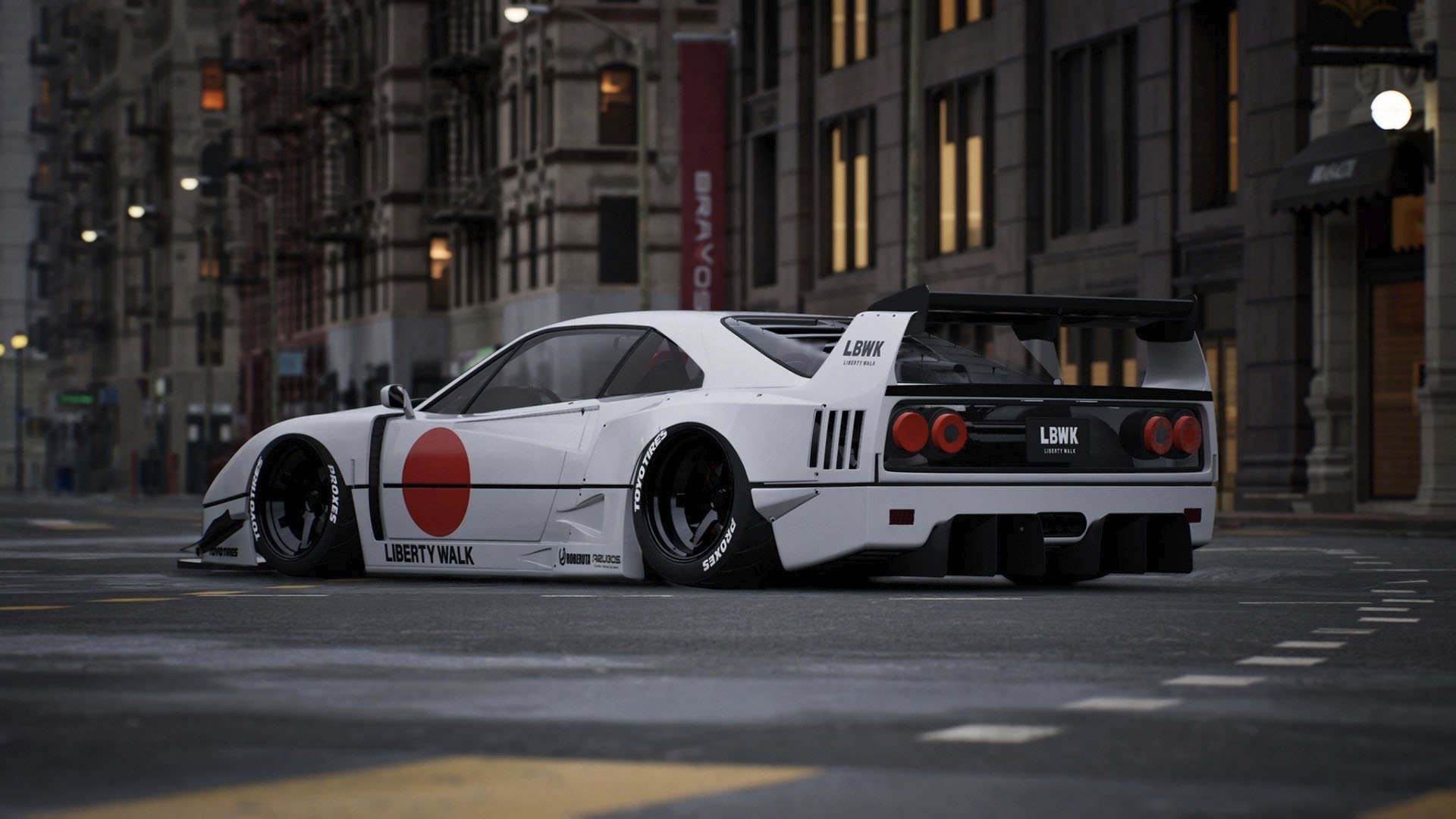 1920x1080 Probably the most controversial Ferrari F40 in the world, Desktop