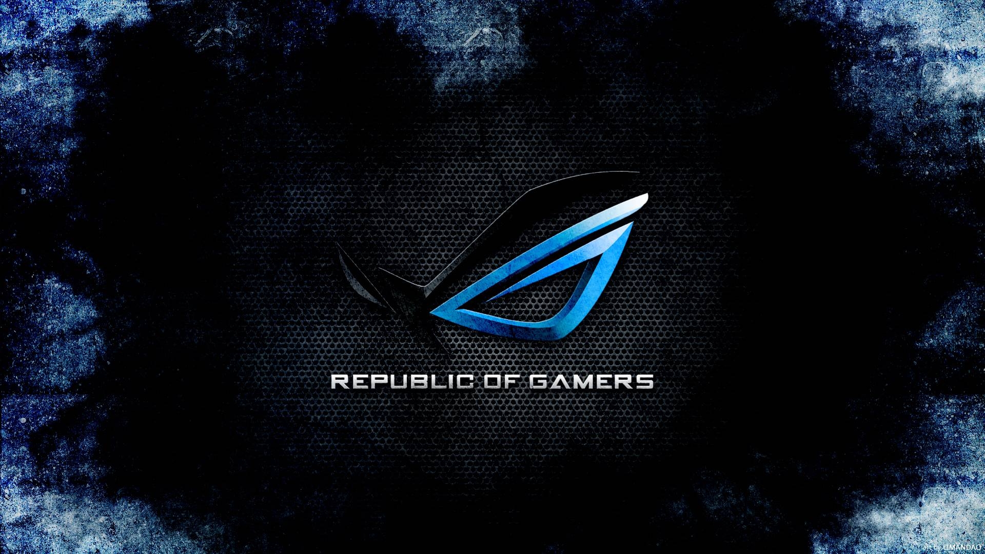 1920x1080 Asus ROG Blue Wallpaper. Hdwidescreens, Desktop